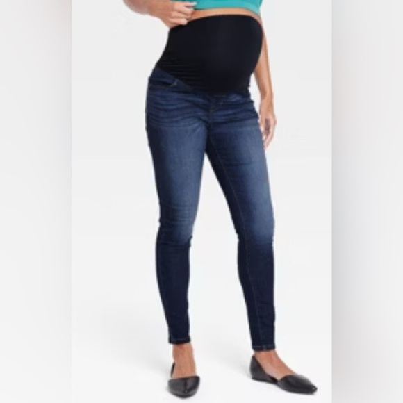 Isabel Maternity by Ingrid & Isabel Denim - Isabel Maternity by Ingrid & Isabel Dark Blue Skinny Jeans